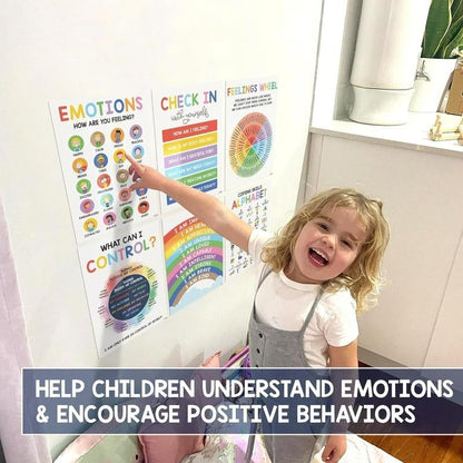 💖Let’s Help The Little Ones Grow Emotionally Strong🔥12 Calming Corner Classroom Posters