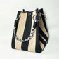 🏆✨ Limited Time £7.99! 👜 Boho Striped Knit Bucket Bag – Perfect for Summer! 🌞🌊