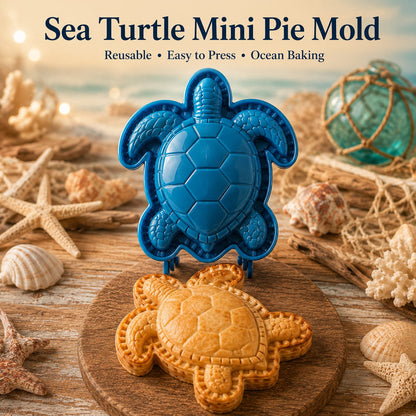 🌊 8-Design Ocean Pie Mould Set – Reusable Marine-Themed Hand Pie Cutters 🥧✨