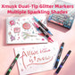 🔥 LAST DAY — ONLY £6.99! 🎨 Glitter Effect Brush Markers ✨ Create Sparkling Artwork