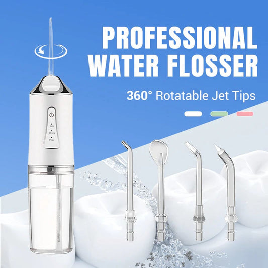 ⏳Last Day 60% Off 🦷Portable Oral Irrigator Water Flosser✨Say Goodbye To Stains And Tartar