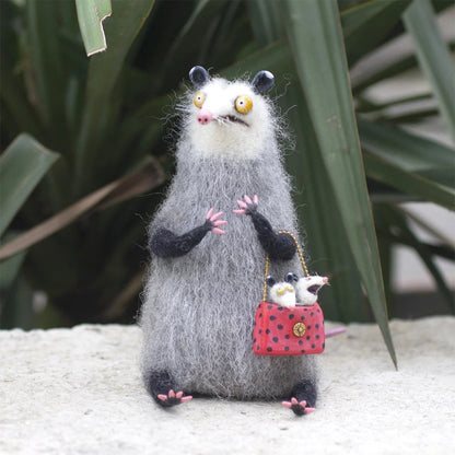 ✨New Desk Weirdo 😍Wool Felt Familiars – Quirky Handmade Companions