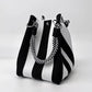 🏆✨ Limited Time £7.99! 👜 Boho Striped Knit Bucket Bag – Perfect for Summer! 🌞🌊