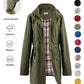 🌧️ LAST DAY! 50% OFF – Women’s Plaid Waterproof Jacket 🍃