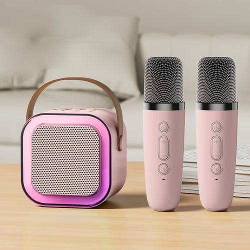 🎤The Ultimate Family Mini Karaoke Machine with Wireless Microphones