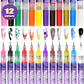 🔥SPECIAL PRICE: ￡9.99!!🎨12 Colors Nail Art Pens Set