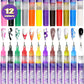 ⏳ LAST DAY SALE 50% OFF! 🎁12 Colors Nail Art Pens Set🎨💅