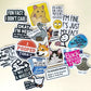 🤣130PCS Funny Saying Sticker Pack - Snarky