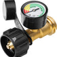 Universal Propane Tank Gauge for 5-40 Pound LP Tanks | Gas Level Indicator for Grill, Heater, RV Camper, QCC1/Type 1 Connection