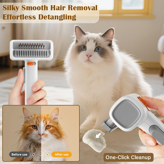 🔥2026 NEW ARRIVE🐾2-IN-1 Pet Self-Detangling & Grooming Comb🪮