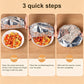 🏆 Last Day Special Price £5.99!!🍽️Reusable Aluminum Foil Thermal Food Cover — Heat-Retaining, Washable & Freshness-Preserving Kitchen Essential