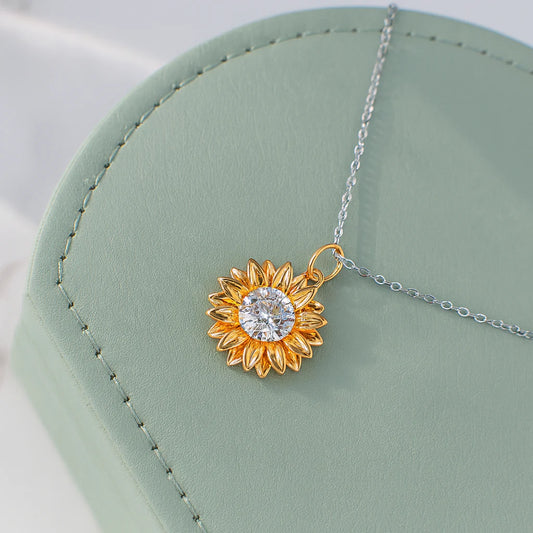 🔥Valentine's Day Best Gift 🌻Sunflower Necklace