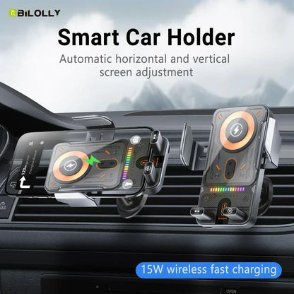 ✨New Special📱Wireless Fast Charging Car Mount (2026) – 360° Rotation, Strong Grip & Fast Charging 🔋
