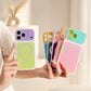 Dopamine Color Phone Case, Candy-color Matte Skin Texture Case
