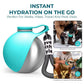 📢📢50% OFF !! ⏰2-in-1 Portable Dog Water Bottle for Small Dogs - Leak-Proof & Compact