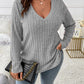 🍂 COSY LOOK, CONFIDENT FEEL! 🤎✨ Women’s Plus-Size Knit Top – Soft, Flattering & Effortlessly Chic 💕