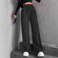 💖LAST DAY SALE 50% OFF💃Women's Sequin Sparkle Wide Leg Pants with Elastic Waistband
