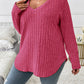 🍂 COSY LOOK, CONFIDENT FEEL! 🤎✨ Women’s Plus-Size Knit Top – Soft, Flattering & Effortlessly Chic 💕