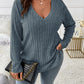 🍂 COSY LOOK, CONFIDENT FEEL! 🤎✨ Women’s Plus-Size Knit Top – Soft, Flattering & Effortlessly Chic 💕
