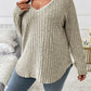 🍂 COSY LOOK, CONFIDENT FEEL! 🤎✨ Women’s Plus-Size Knit Top – Soft, Flattering & Effortlessly Chic 💕