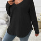 🍂 COSY LOOK, CONFIDENT FEEL! 🤎✨ Women’s Plus-Size Knit Top – Soft, Flattering & Effortlessly Chic 💕
