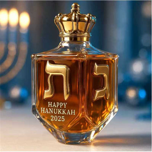 🔥Christmas New🎁Hanukkah 2025 Dreidel Whiskey Bottle