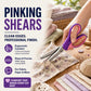🔥 50% OFF! ✂️ Premium Pinking Shears – Sharp, Comfortable & Perfect for Sewing & Crafts!