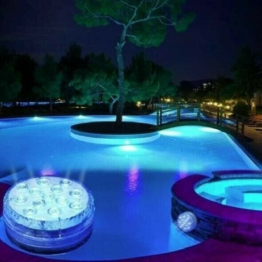 💥Submersible LED Pool Lights (RF Remote Control )