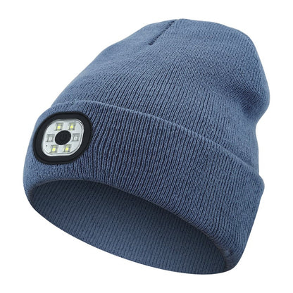 ❄️Winter Gift— Bluetooth Beanie with LED Headlight and Removable Speaker