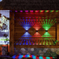 ✨Last Day 49% OFF☀️4 LED Solar Colorful Wall Lights Outdoor Light Waterproof