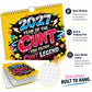 🎁2027 Year of the Cunt Wall Calendar – Bold Graffiti Humor Calendar📆🌟