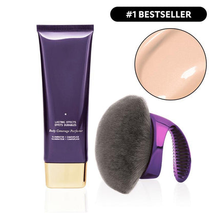🔥Flawless Body System: Waterproof Perfector + Pro Kabuki Brush