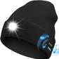 ❄️Winter Gift— Bluetooth Beanie with LED Headlight and Removable Speaker
