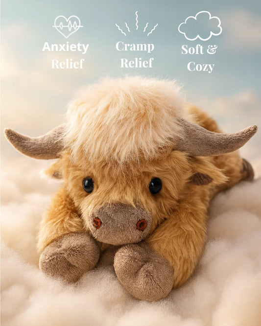 🔥HOT SALE 49% OFF -🎁Cute Cartoon Highland Cow Cuddly Toy