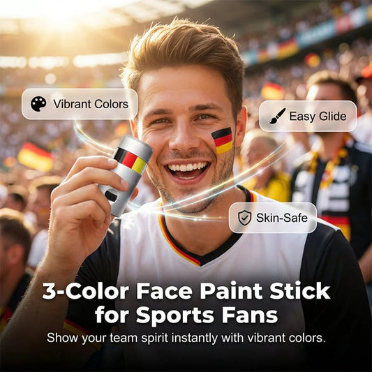 🎁Buy 1 Get 1 Free NOW！🔥🔥LAST DAY 50% OFF - ⚽🏆National Flag Face Paint Stick for Sports Fans✨🌈