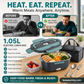 🍱 50% OFF! Portable Electric Heating Lunch Box – 1.5L, Home & Car Use 🔥