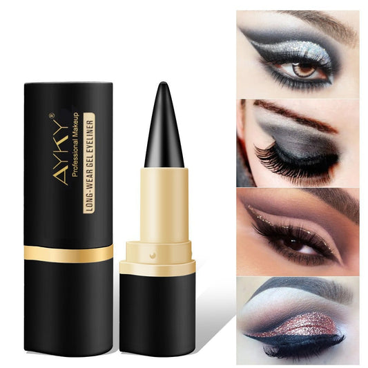 🔥Buy 1 Get 1 Free🎉Natural Black Long Wear Gel Eyeliner Cream