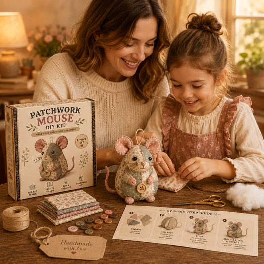 🔥2026 New Arrival -🐭🧵 Patchwork Mouse DIY Kit