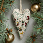 🎄Christmas Sale - 50%OFF💖DIY Heart Shaped Hand Embroidered Christmas Finished product/DIY material kit