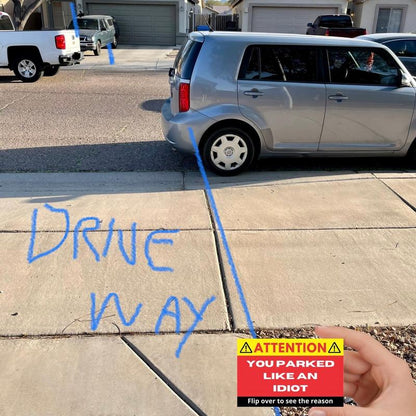 😂You Parked Like an Id10t Cards