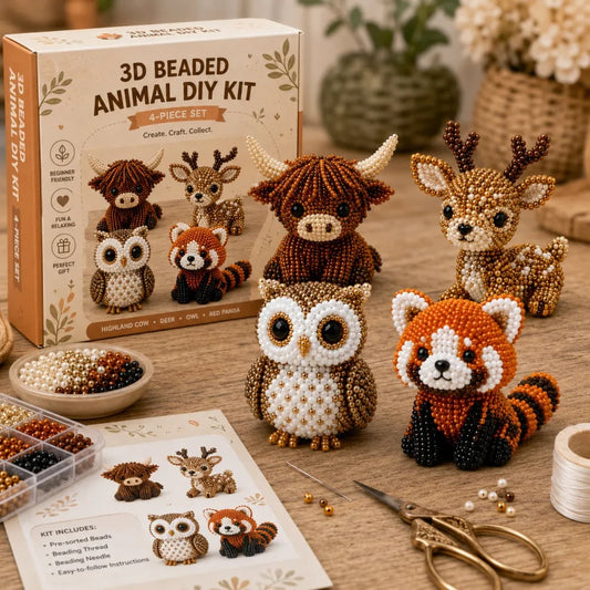 🏆🔥2026 New Arrivals 🧵✨Petite 3D Beaded Animal Craft Kit