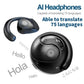 🏆#1 Best Seller ⚡⏰AI Translation Wireless OWS Bluetooth 5.4 Earphones (Fit iOS & Android)