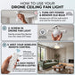 🏆LAST DAY SALE 50% OFF!! 🌬️💡Foldable LED Ceiling Fan Light with Remote Control, E27 Socket Compatible, Adjustable Lighting & Functions🏡✨