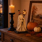 ⭐New ArrivalLighted Vintage Ghost Figurine with Glowing Pumpkin Staff 👻💡