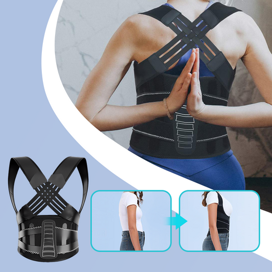🔥LAST DAY SAVE 80% OFF👍Strong Support Universal Adjustable Back Posture Corrector🏃‍♂️