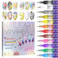 🔥SPECIAL PRICE: ￡9.99!!🎨12 Colors Nail Art Pens Set