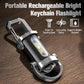 🔥Buy 2 get 15%0FF!!!🔥Portable Rechargeable Bright Keychain Flashlight