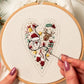 🎄Christmas Sale - 50%OFF💖DIY Heart Shaped Hand Embroidered Christmas Finished product/DIY material kit