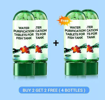 💥BUY 1 GET 1 FREE♻️💧Powerful Aquarium Water Purification Tablet – Clear, Healthy Water in Minutes