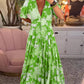 （🔥Spring sales🔥 Free Shipping) Cozy V-neck Floral Long Dress With Pockets